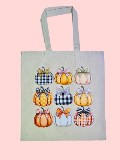 "Pumpkins" Canvas Tote Bag