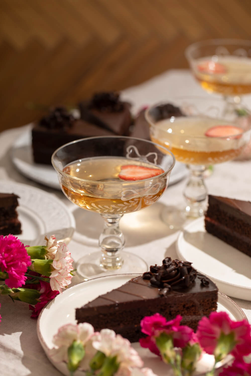 Cream Tea for Two with Champagne