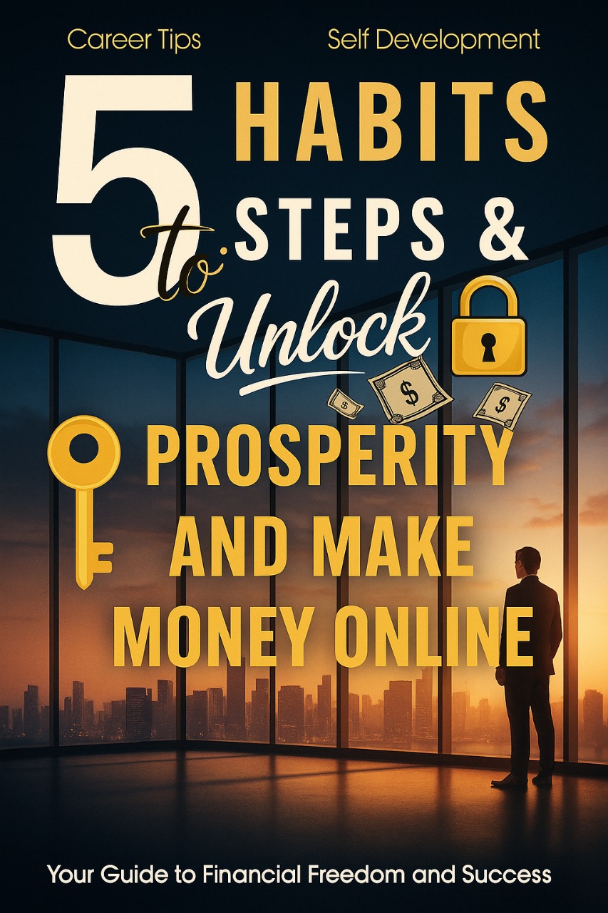 🚀 5 A.I HABITS & STEPS TO PROSPERITY AND 💰 MAKING MONEY ONLINE  **** PDF FILE DOWNLOAD 