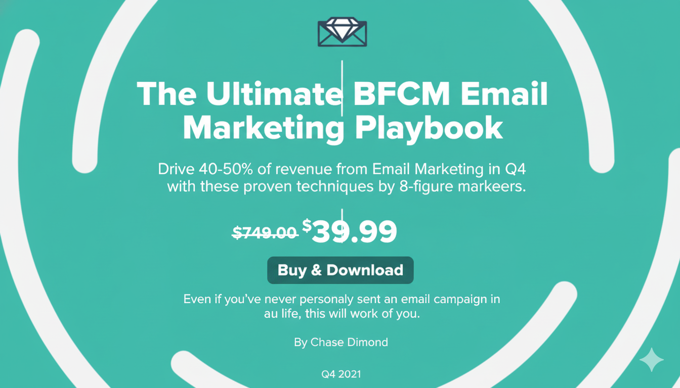 🚀 The Ultimate BFCM Email Marketing Playbook Landing Page 