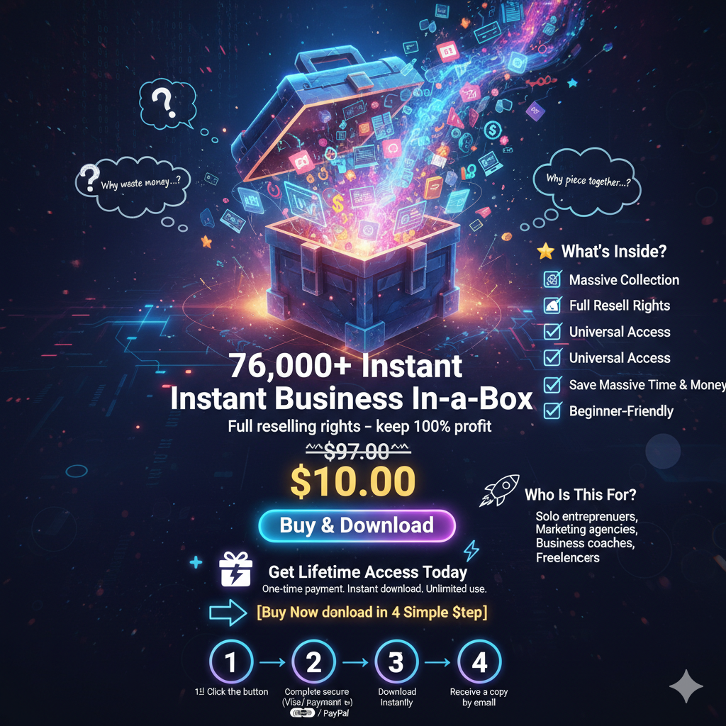 76,000+ Instant Business In-a-Box