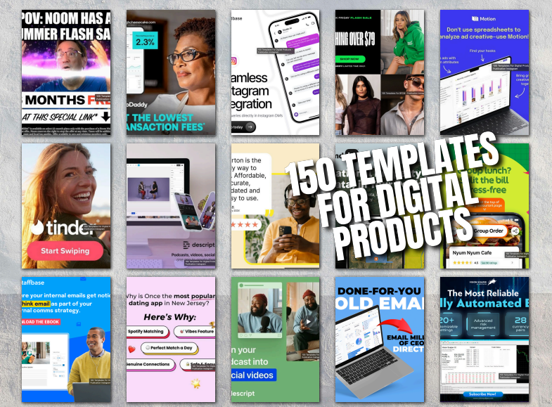 Canva Template Bundle (+150 Templates)