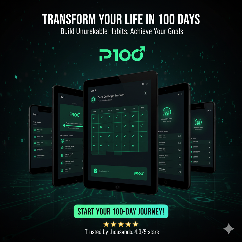 🌟 100-Day Challenge Tracker Web App