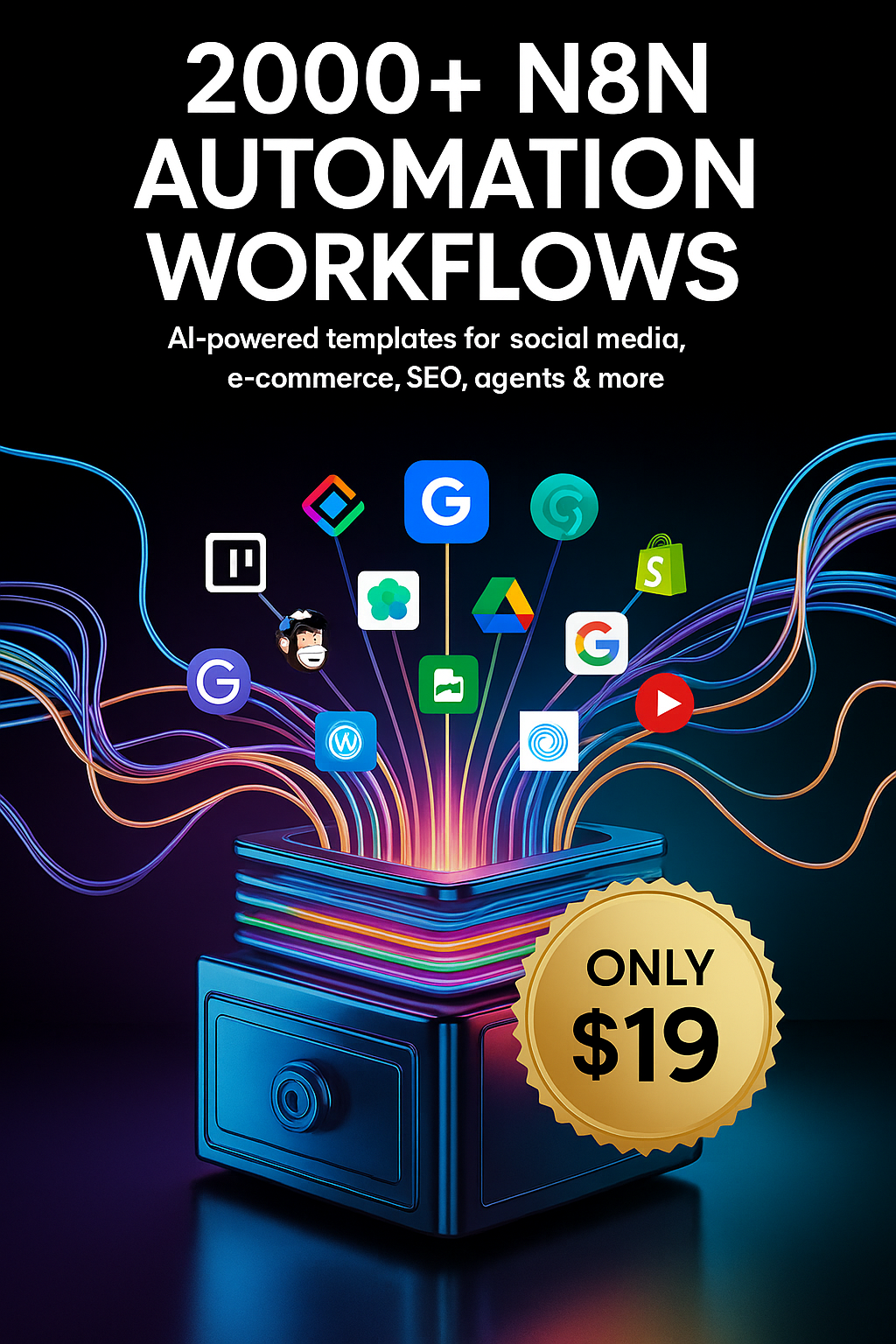 🚀 2,000 n8n Automation workflows