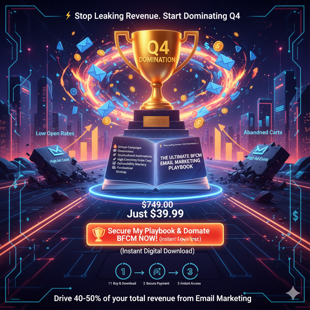 🚀 The Ultimate BFCM Email Marketing Playbook Landing Page 