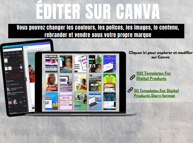 Canva Template Bundle (+150 Templates)