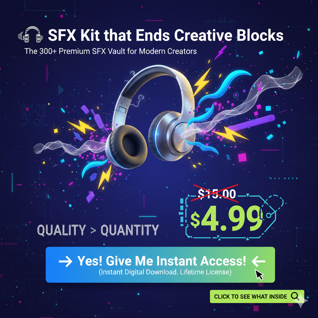 🎧  SFX Kit that Ends Creative Blocks
