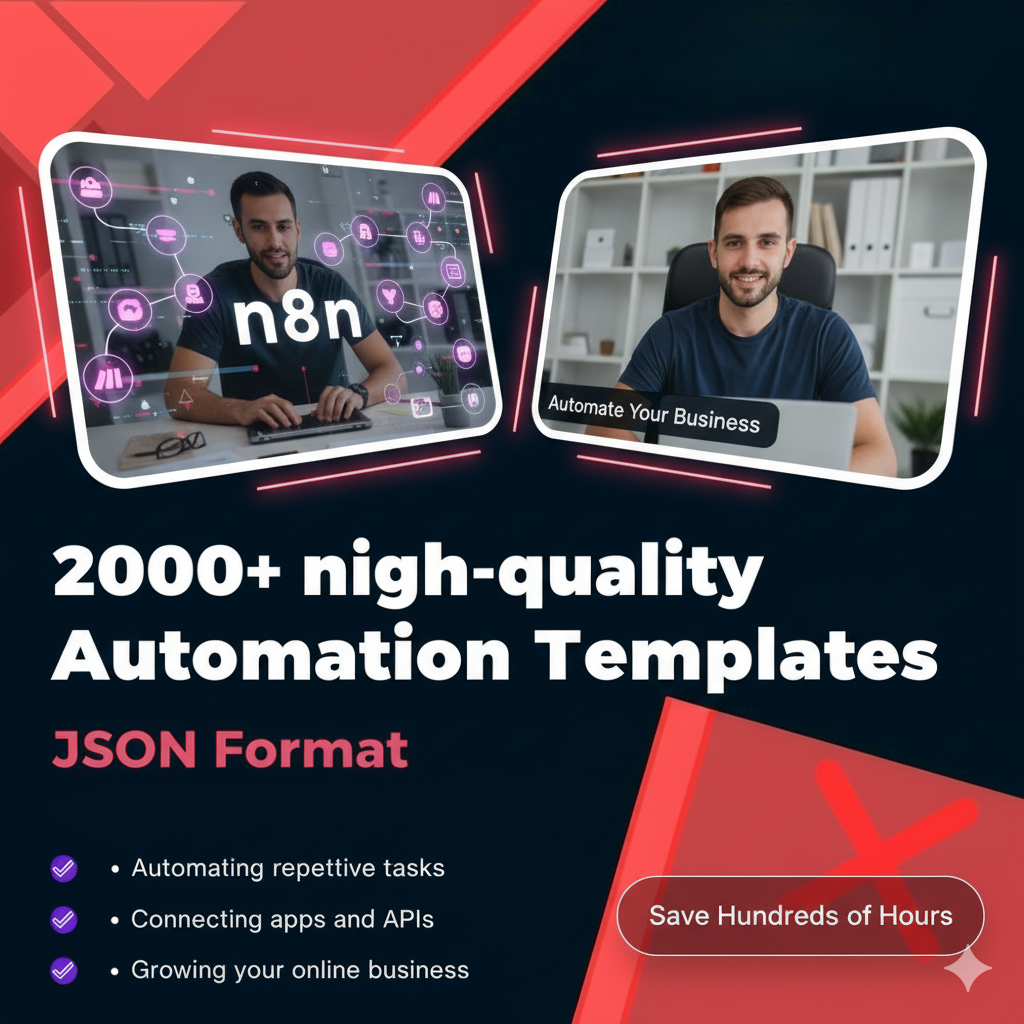 🚀 2,000 Ready-to-Use n8n Automation Workflows