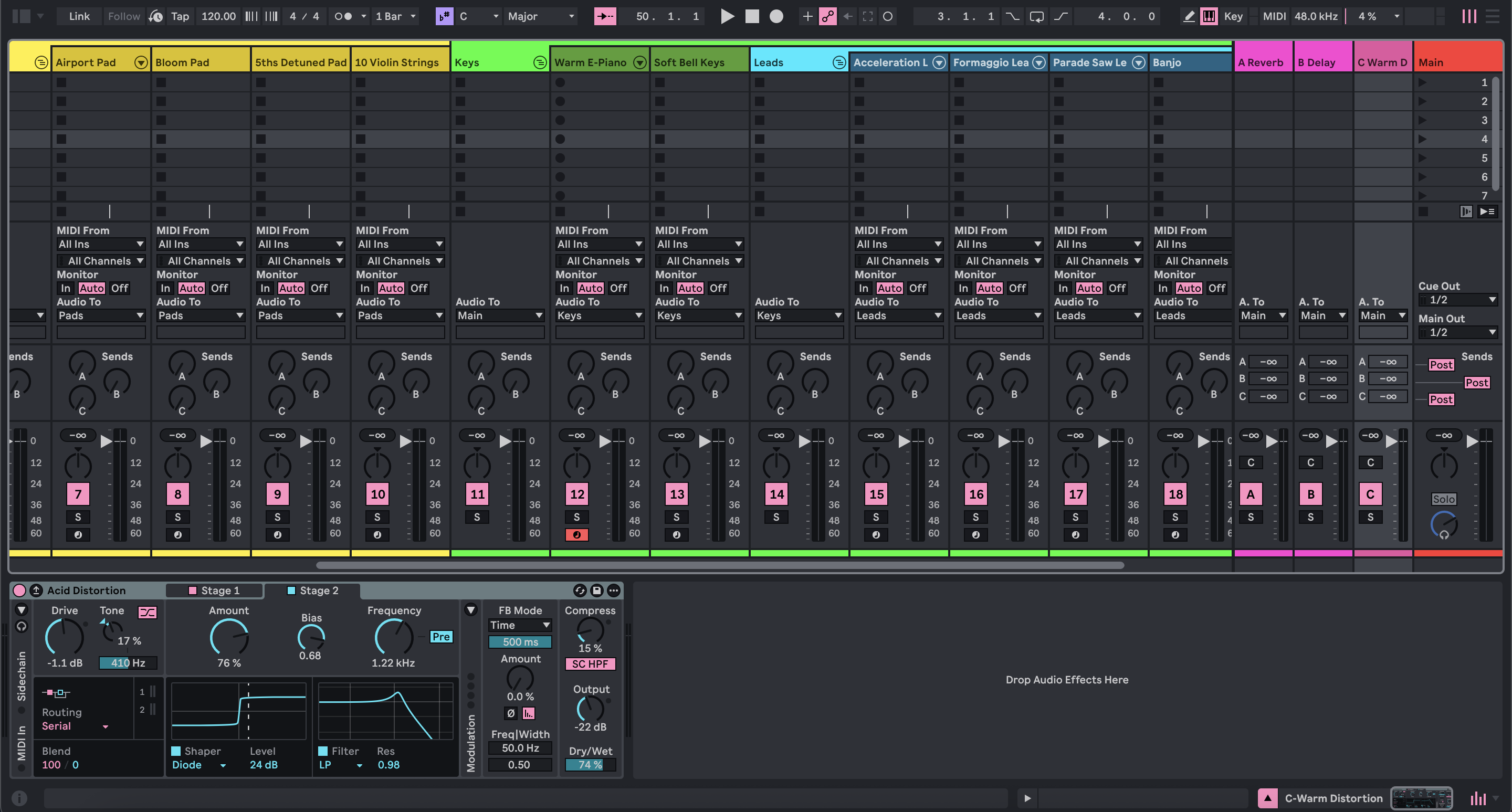 Trap Beat Template Vol. 1 - Ableton