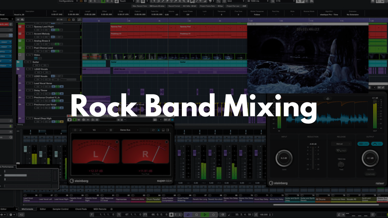 Rock Band Mixing Template - Cubase