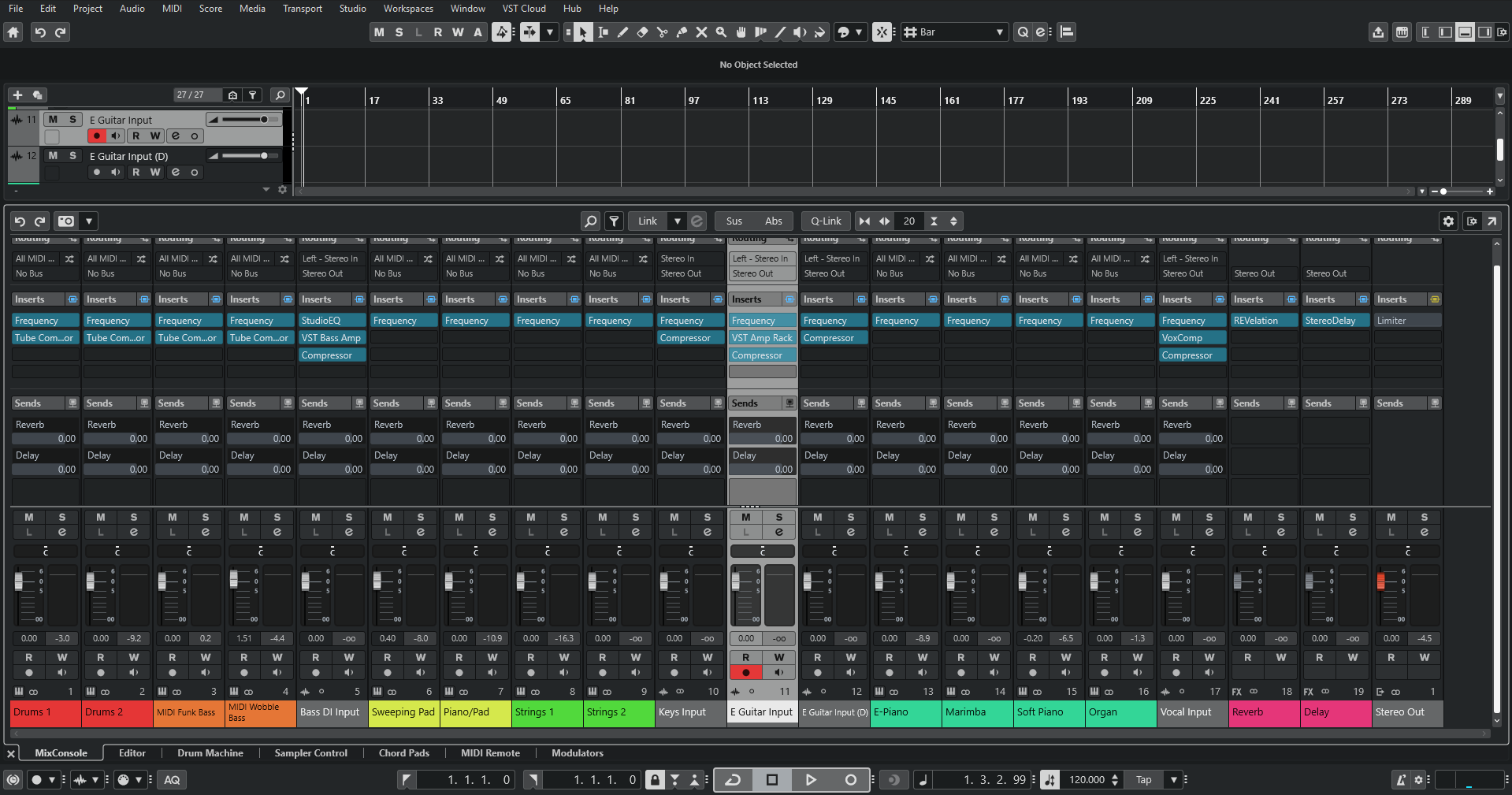 Pop Songwriting Template - Cubase