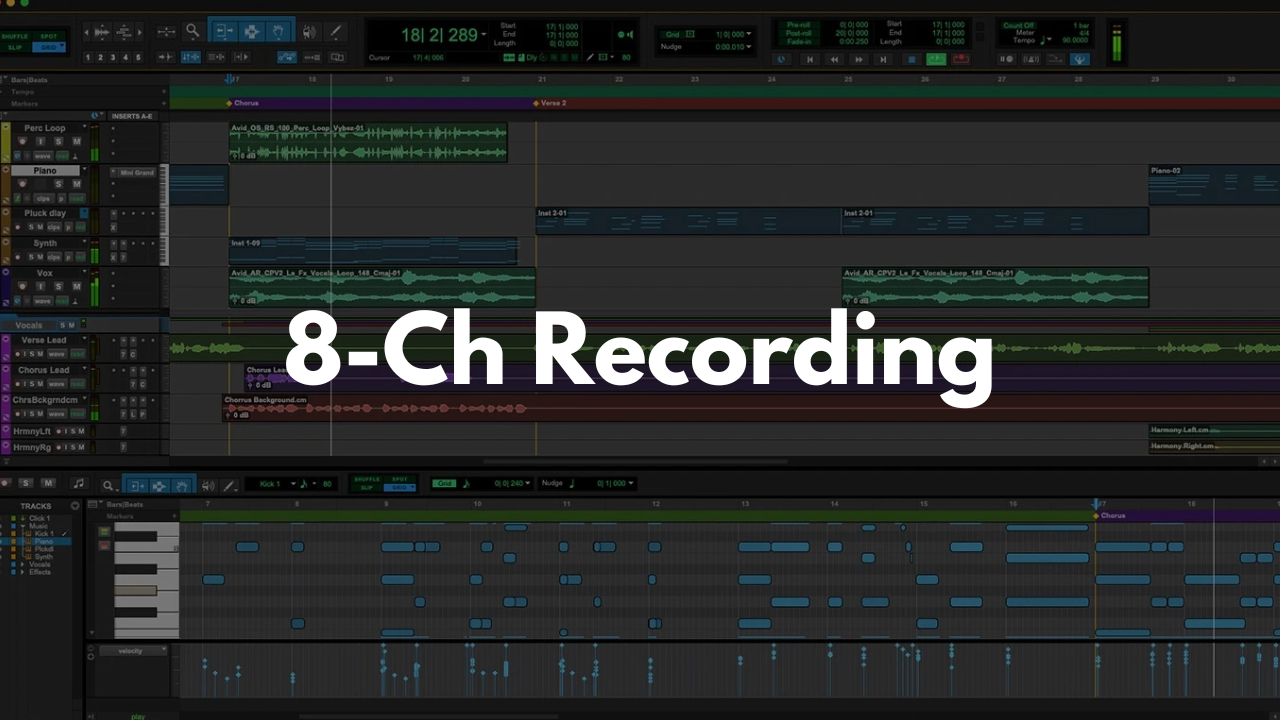 8-Ch Recording Template - Pro Tools