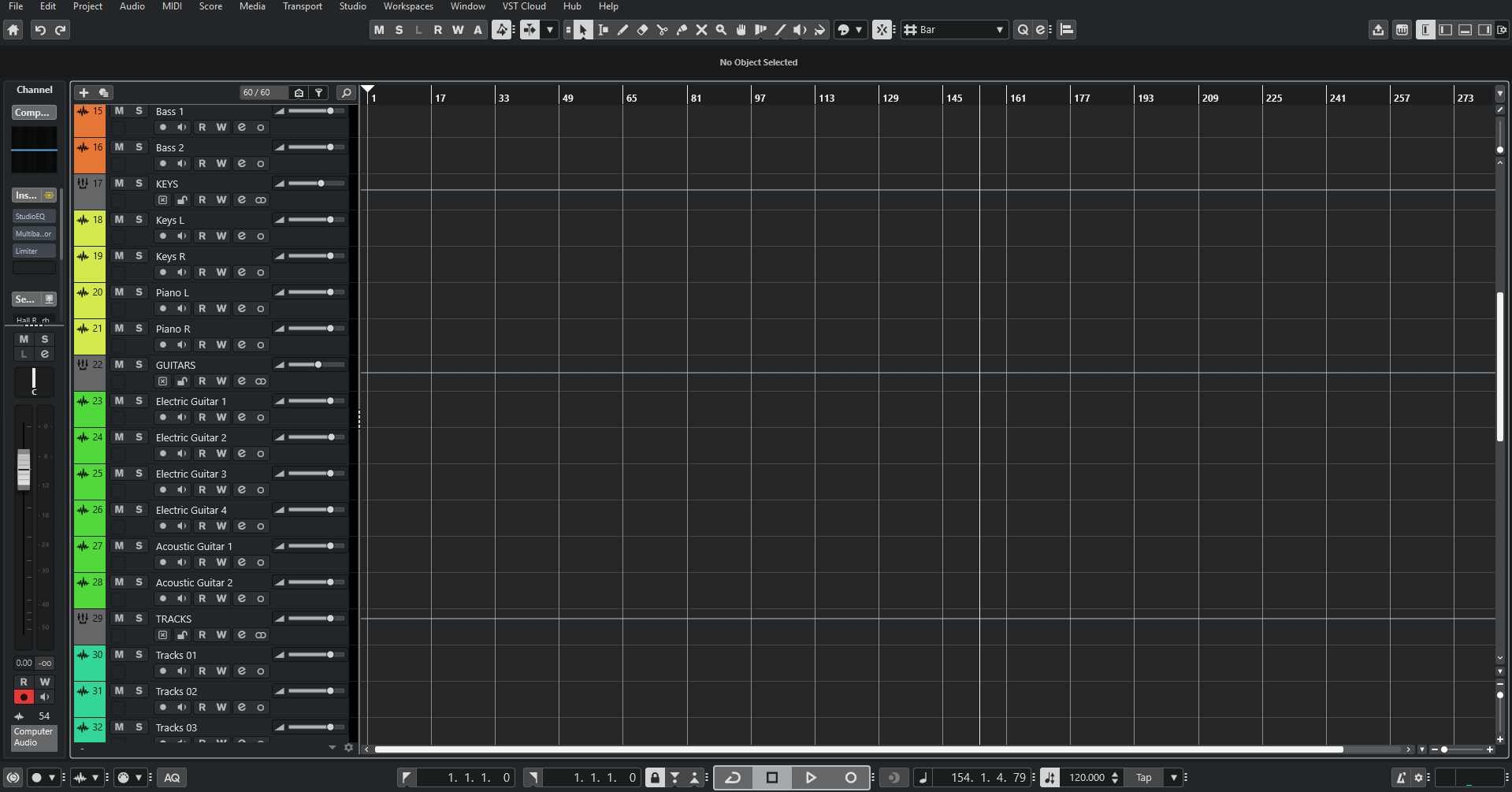 Church and Worship Template - Cubase