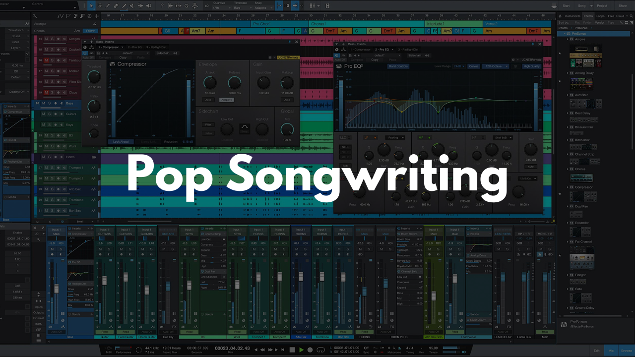 Pop Songwriting Template - Studio One
