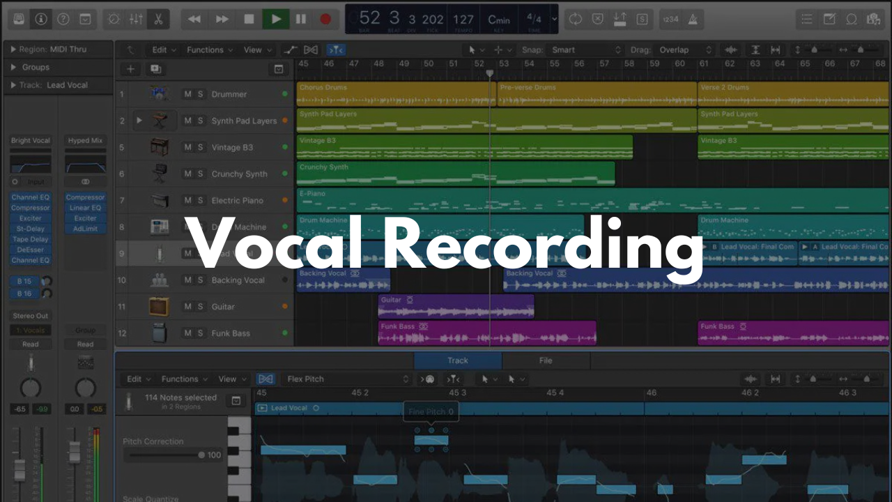 Vocal Recording Template - Logic Pro