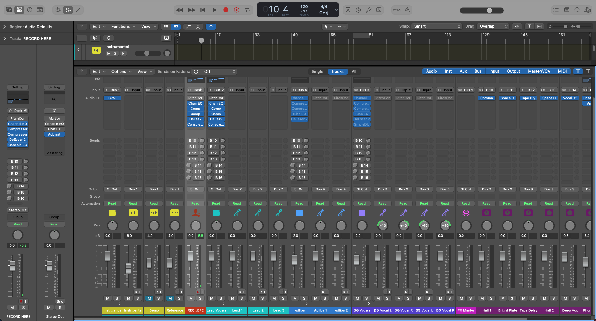 Hip-Hop Vocal Recording Template