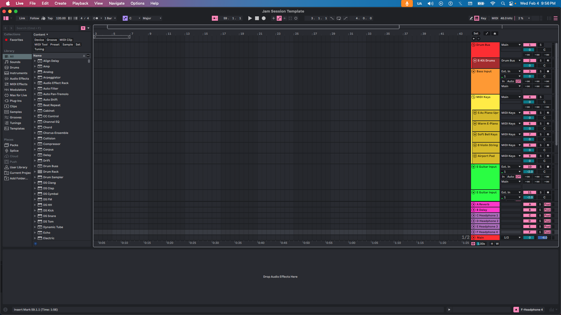 Jam Session Template - Ableton
