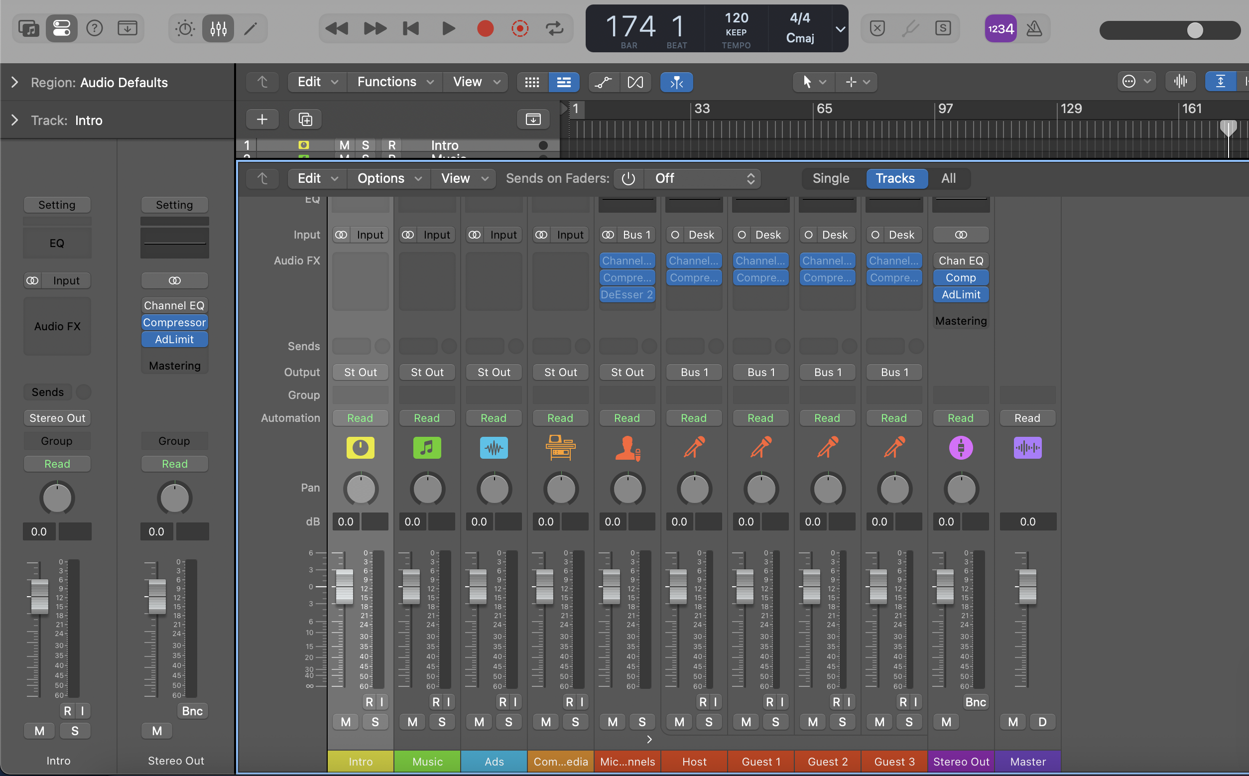 Podcast Template - Logic Pro