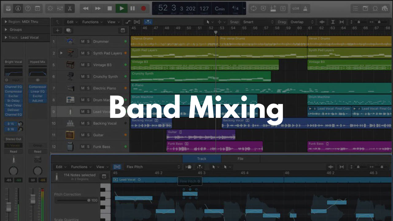 Band Mixing Template - Logic Pro