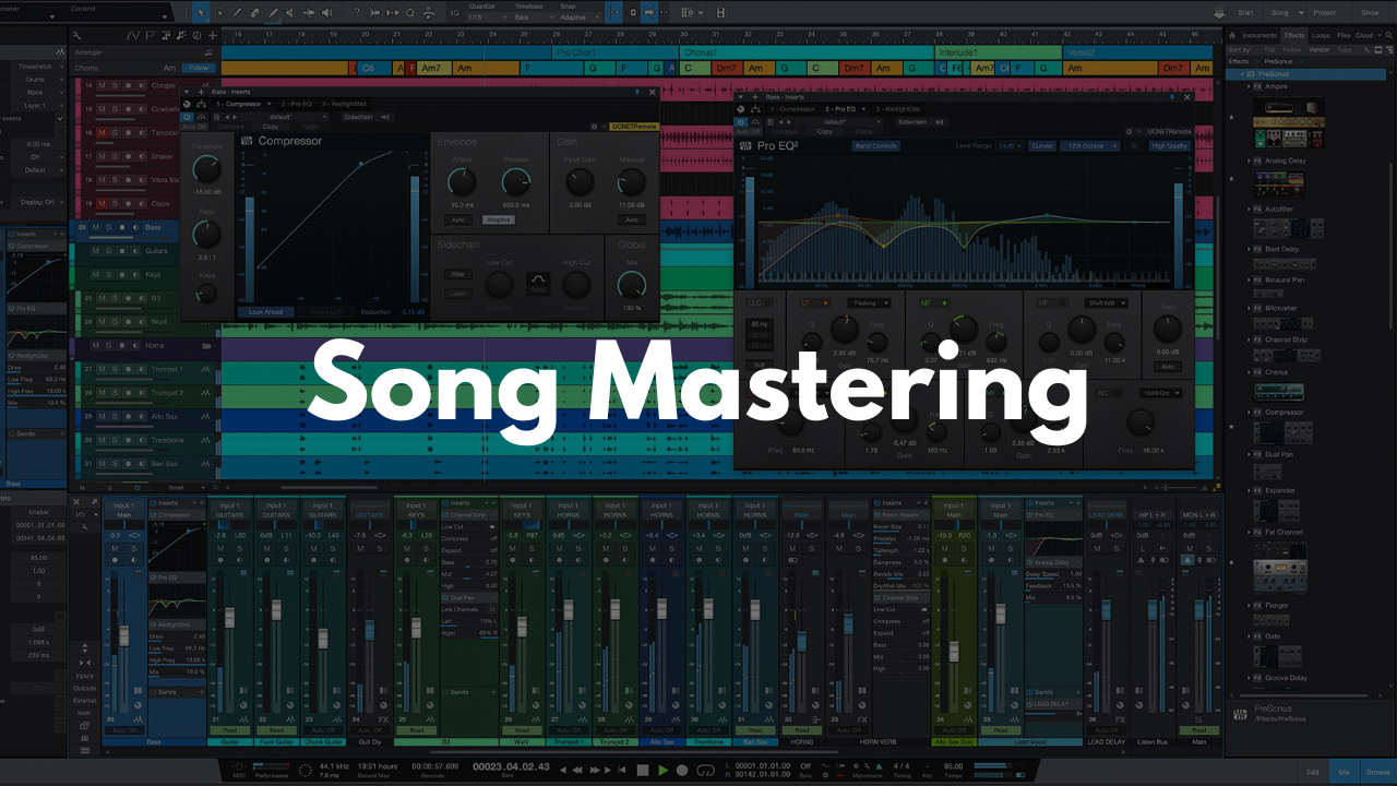 Song Mastering Template - Studio One