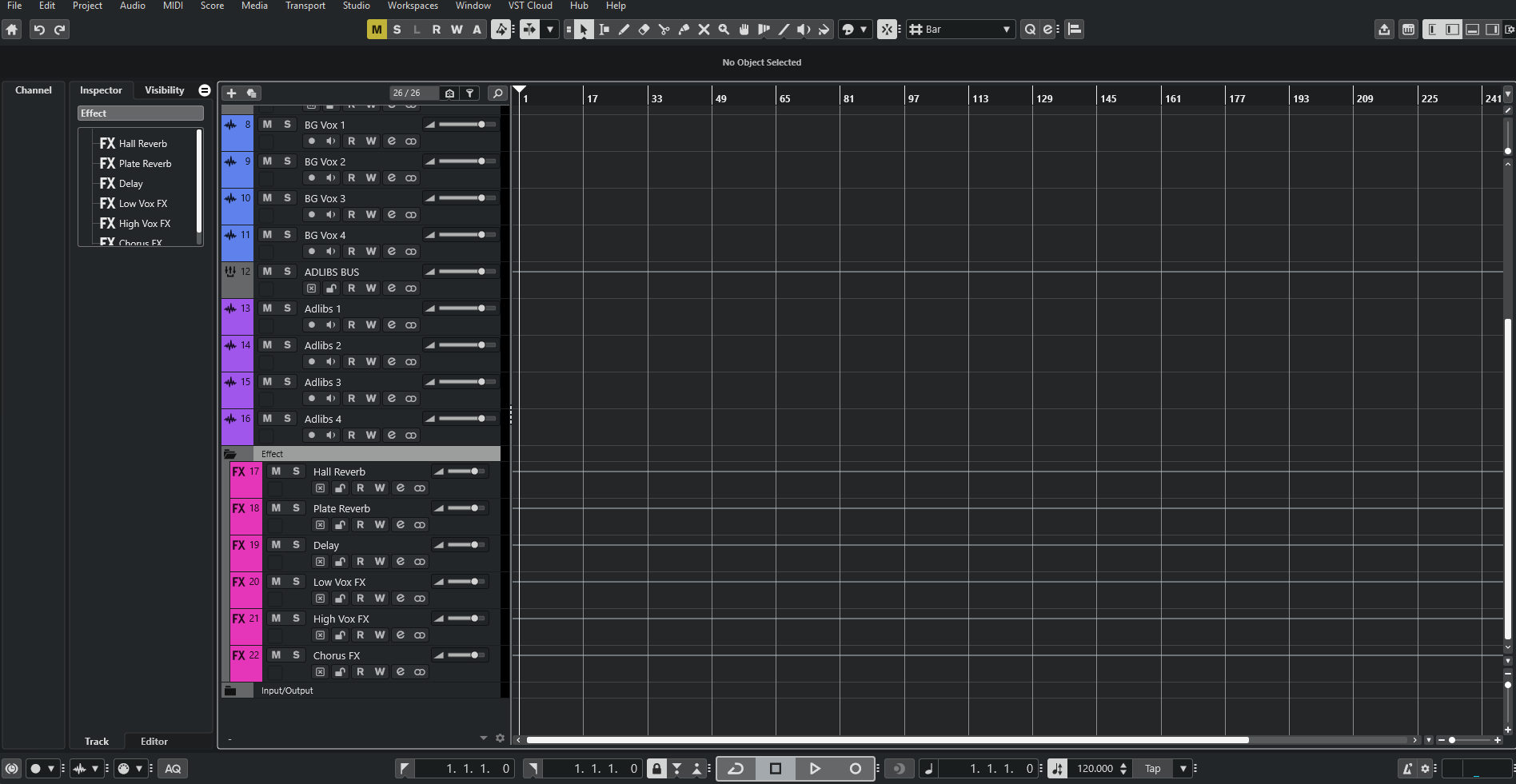 Hip-Hop Vocal Recording Template - Cubase