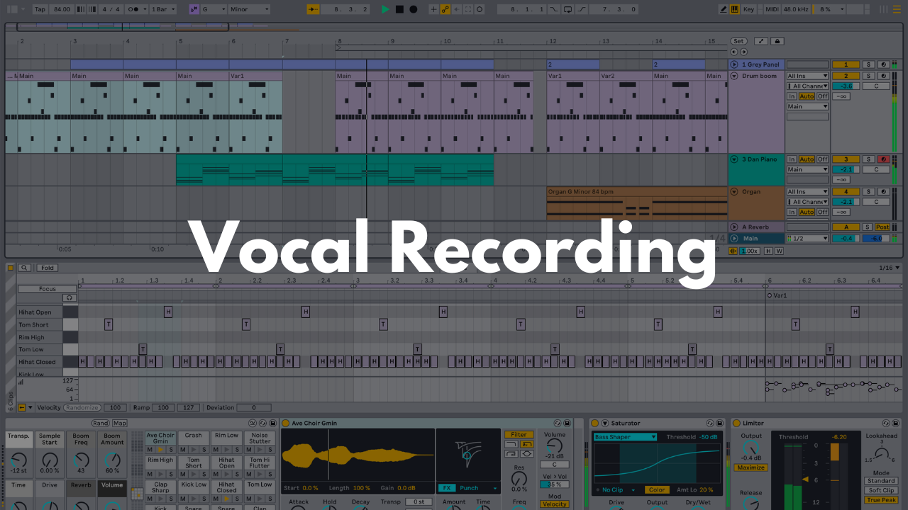 Vocal Recording Template - Ableton