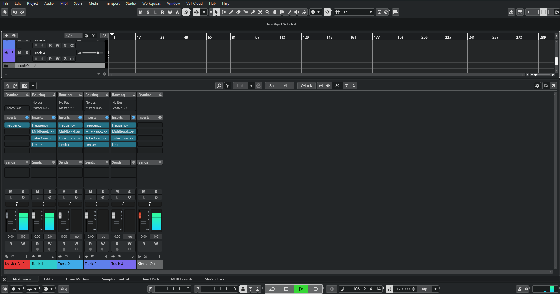 Song Mastering Template - Cubase