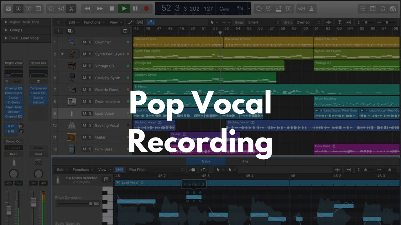 Pop Vocal Recording Template - Logic Pro