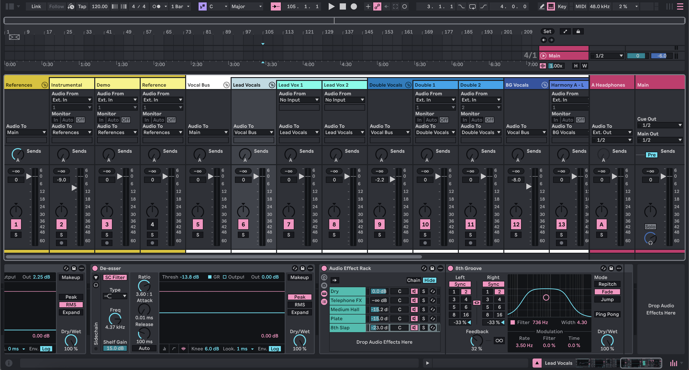 Country Vocal Recording Template - Ableton