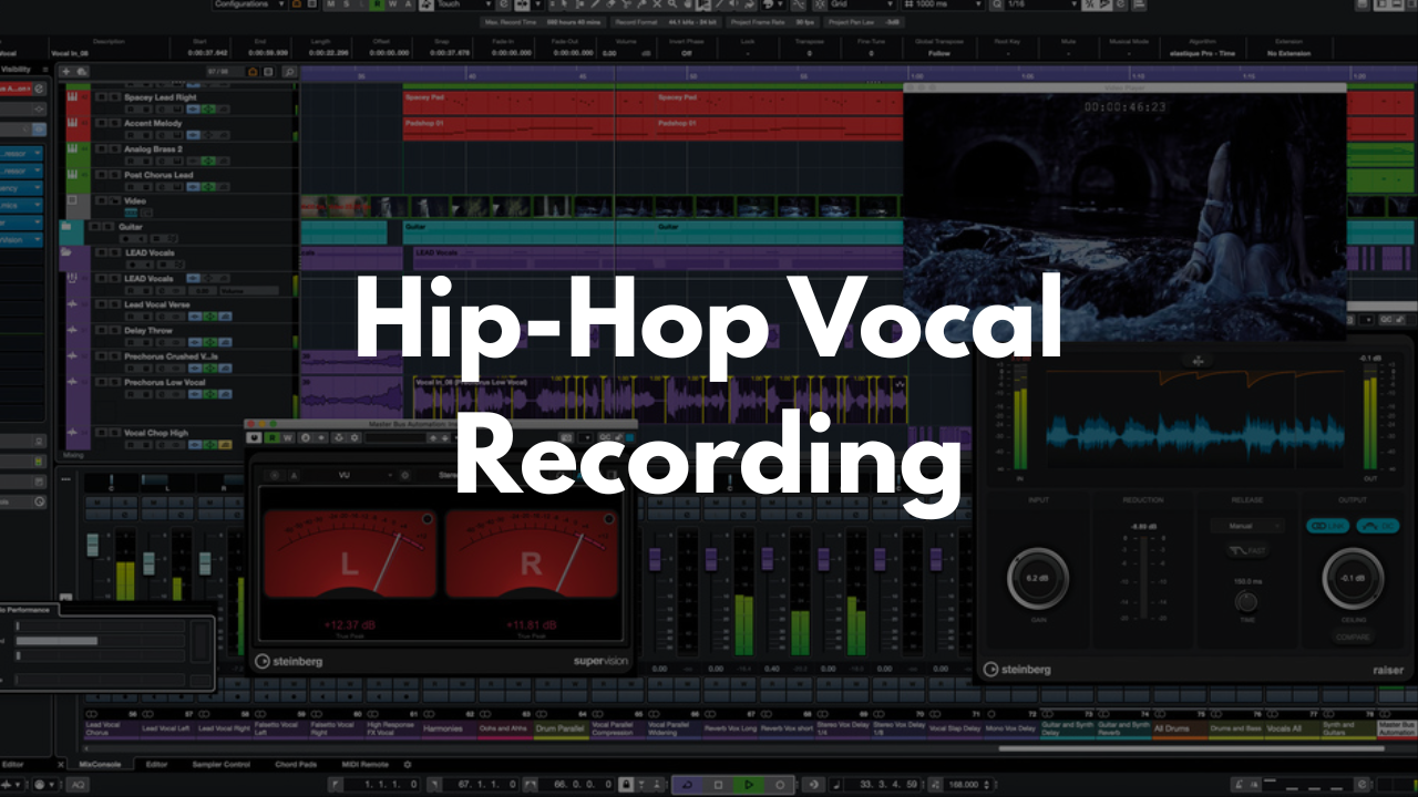 Hip-Hop Vocal Recording Template - Cubase