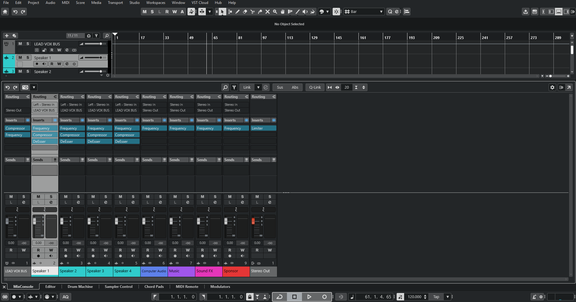 Podcast Template - Cubase