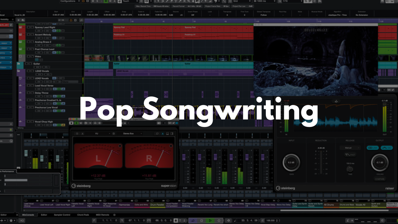 Pop Songwriting Template - Cubase