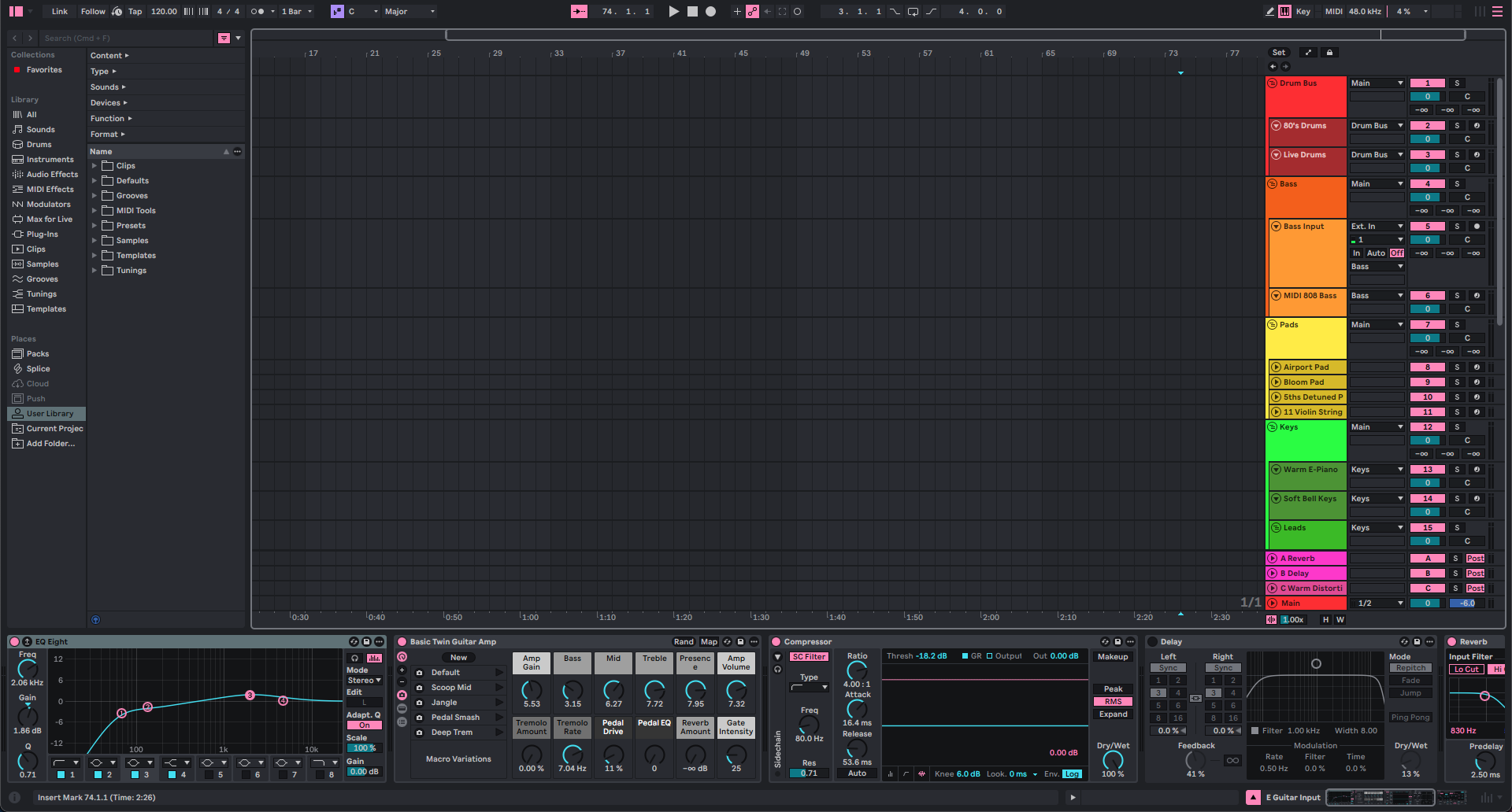 Pop Songwriting Template - Ableton