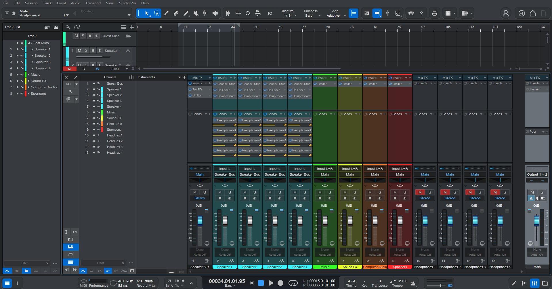Podcast Template - Studio One