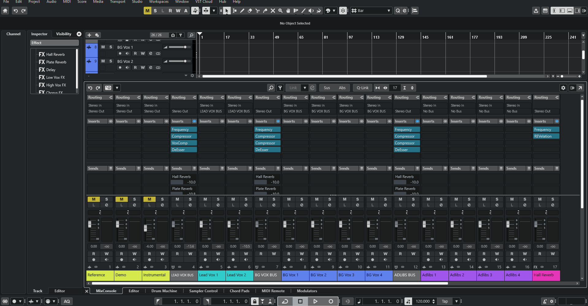 Hip-Hop Vocal Recording Template - Cubase