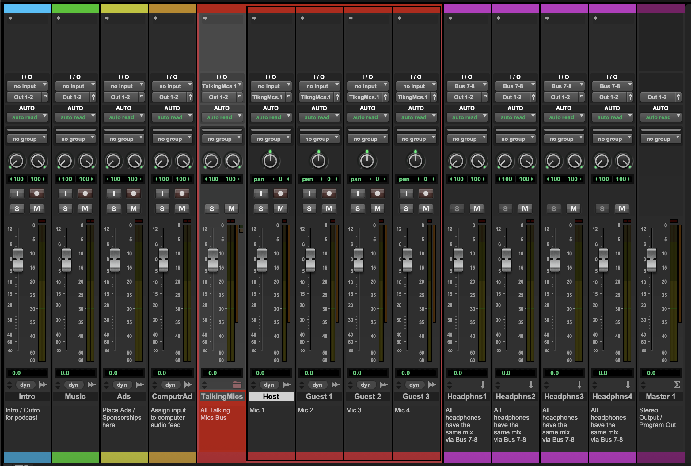 Podcast Template - Pro Tools