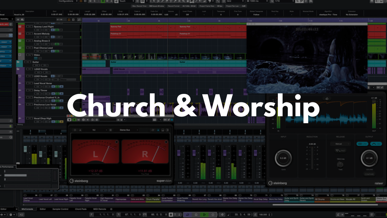 Church and Worship Template - Cubase
