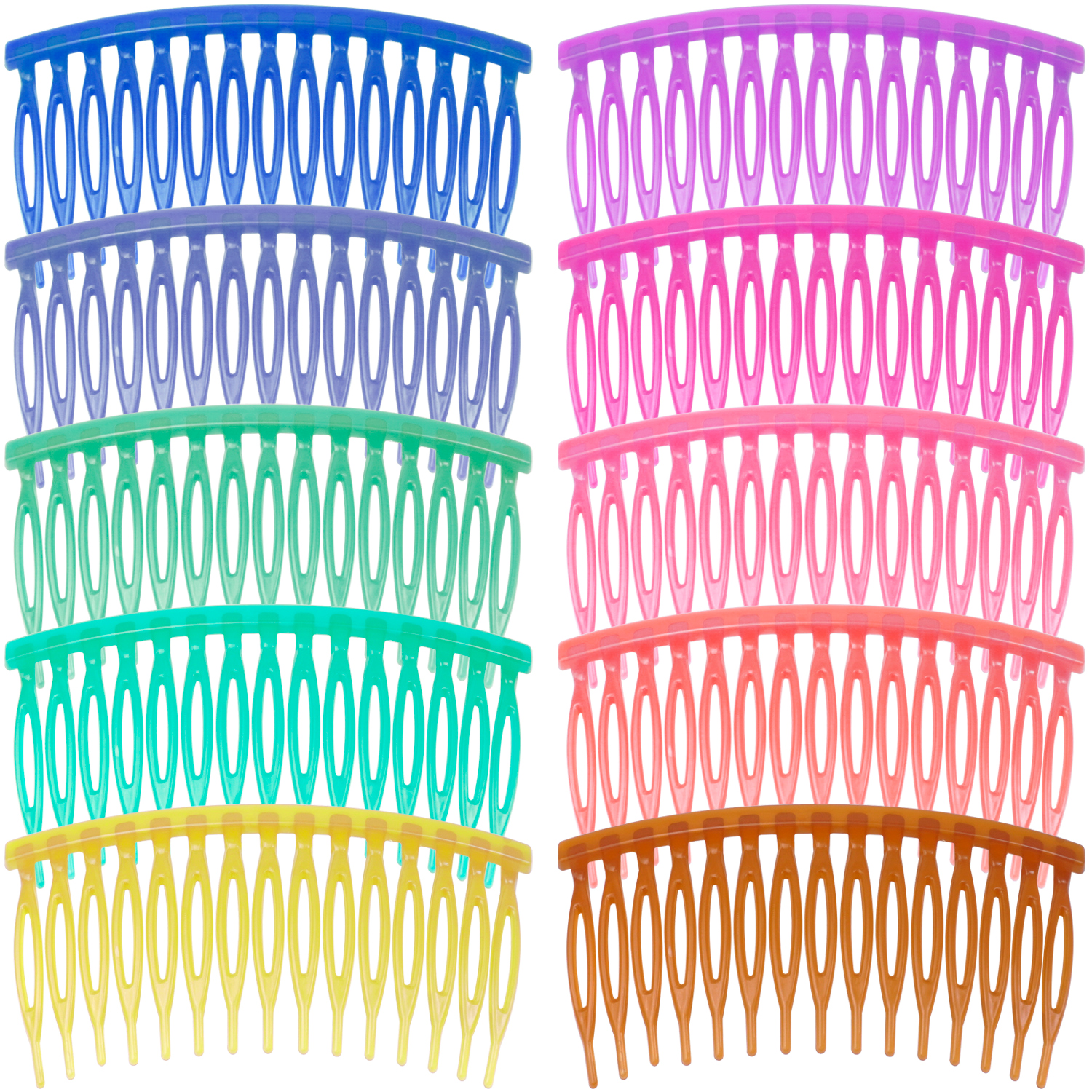 Colorful Hair Combs Set