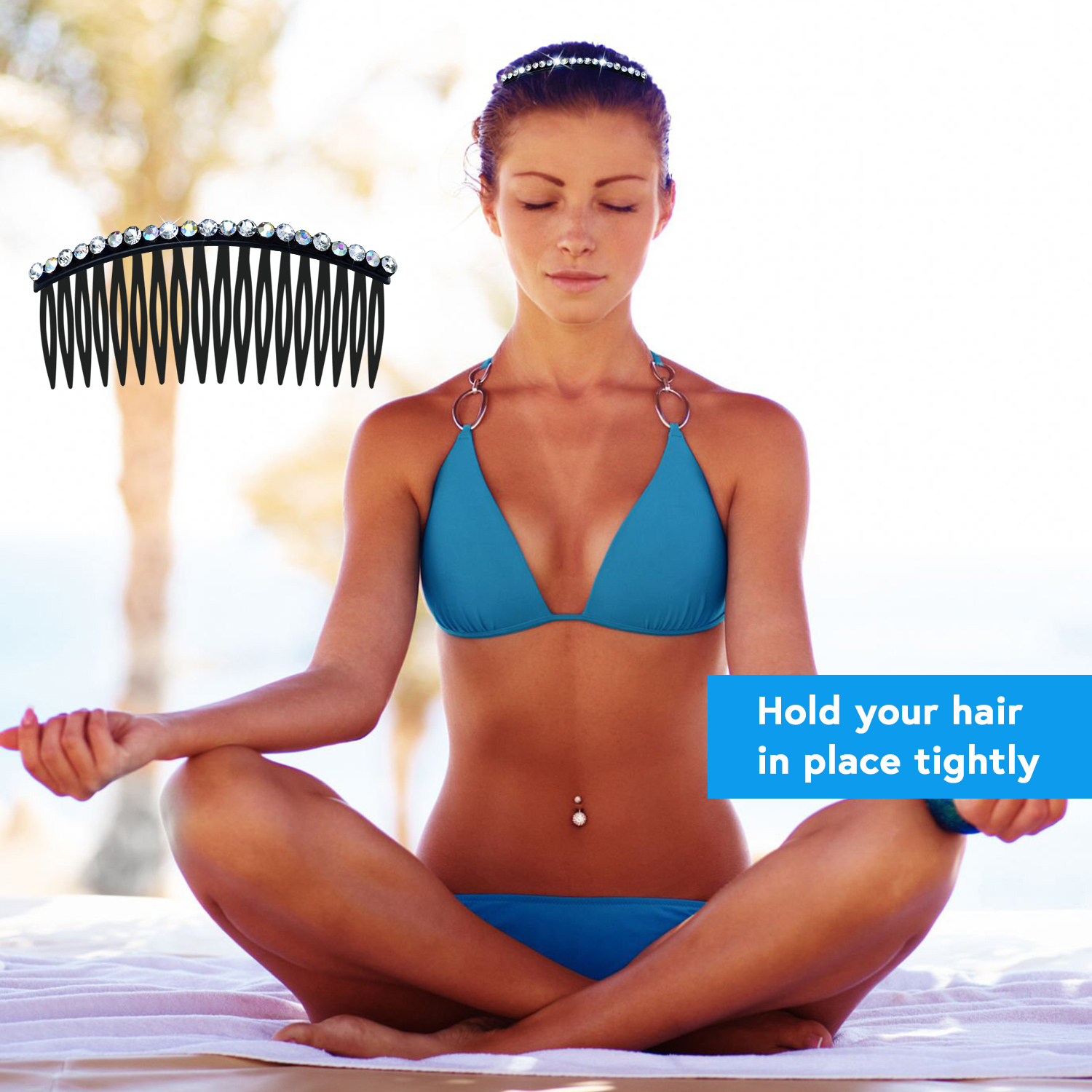 Side Hair Comb for French Twist Bangs Hair Pin Clips Hair Accessories Decorative Comb for Women Kids Girls 5pcs