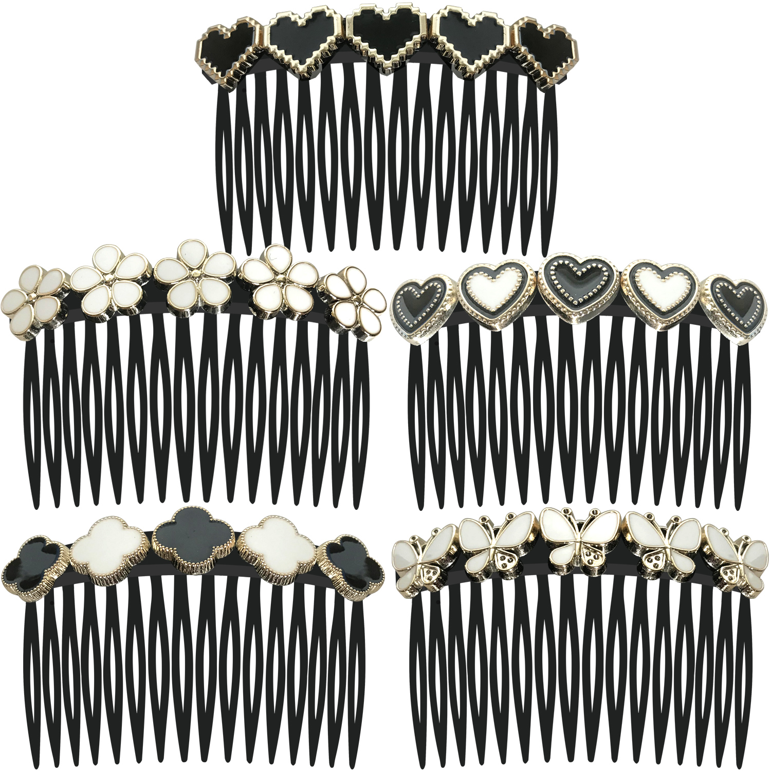 Decorative Hair Combs Set