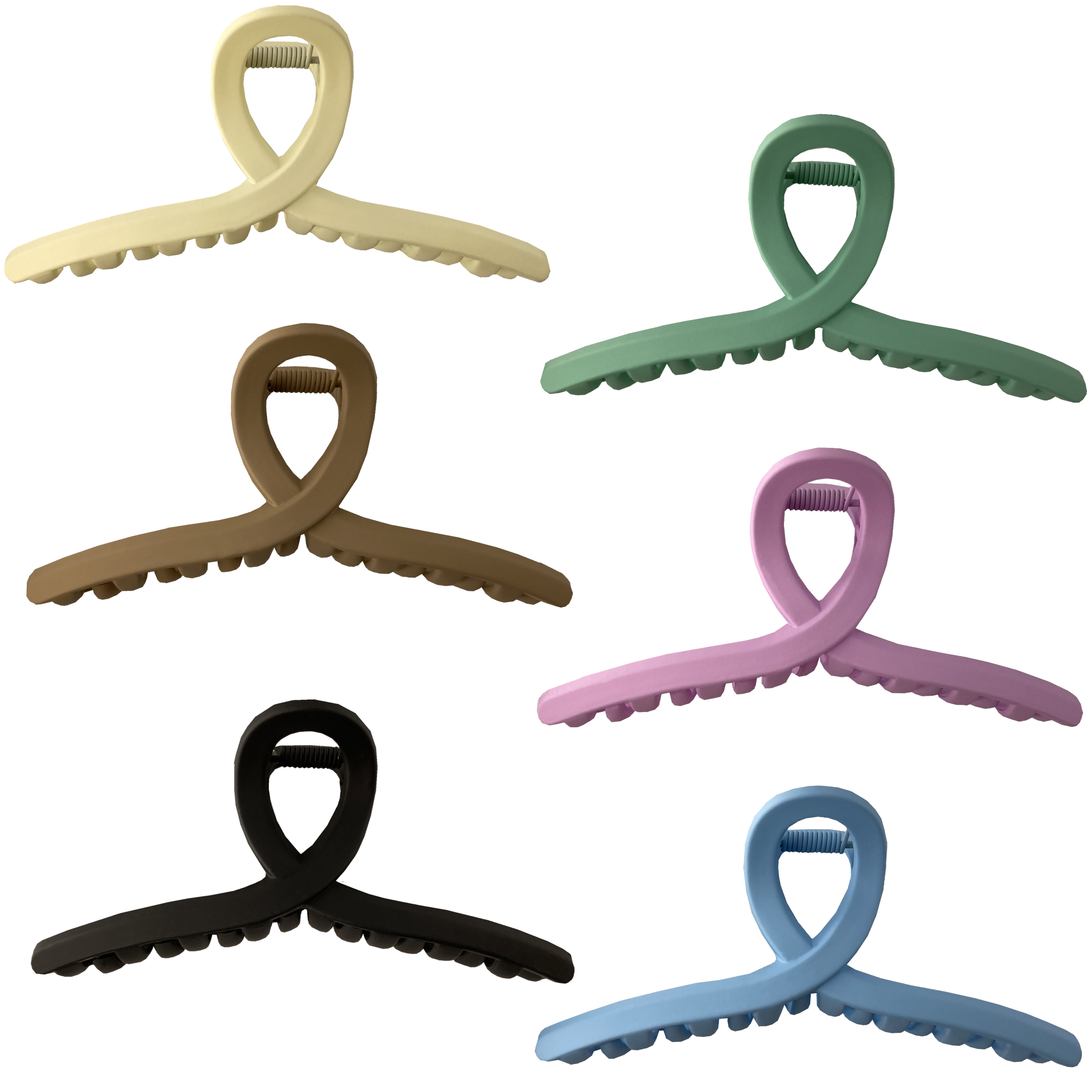  MaryLavender Hair Claw Clips Non-Slip Large Claw Hair Clip for Women and Girls, Strong Hold Banana Hair Clips Jaw Clips for women 6 pcs