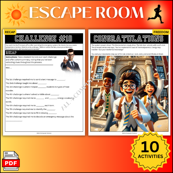 Premium Escape Room | Thermodynamics Meltdown