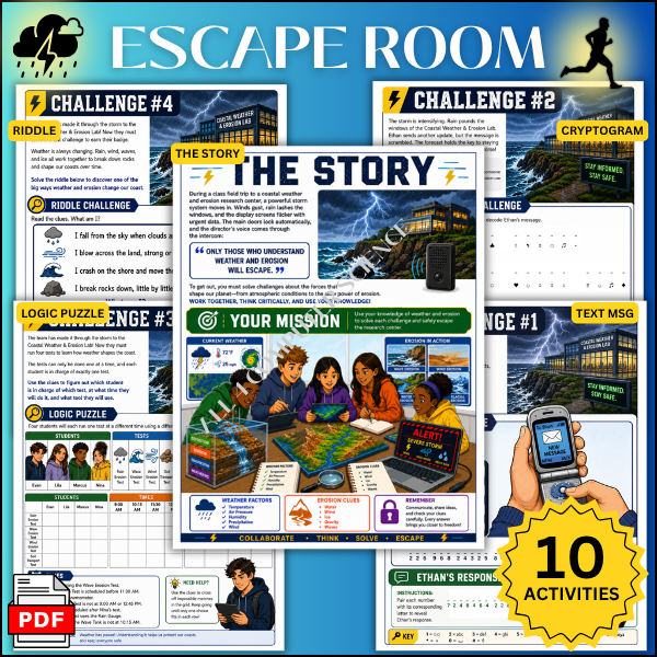 Premium Escape Room | Weathering & Erosion