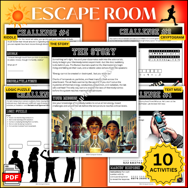Premium Escape Room | Thermodynamics Meltdown