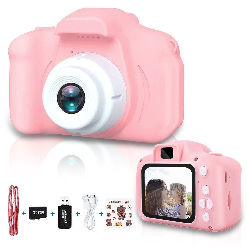 Kinder Kamera, mit 2.0-Zoll, Cartoon-Aufkleber || Kids Camera, with 2.0 Inch, Cartoon Sticker