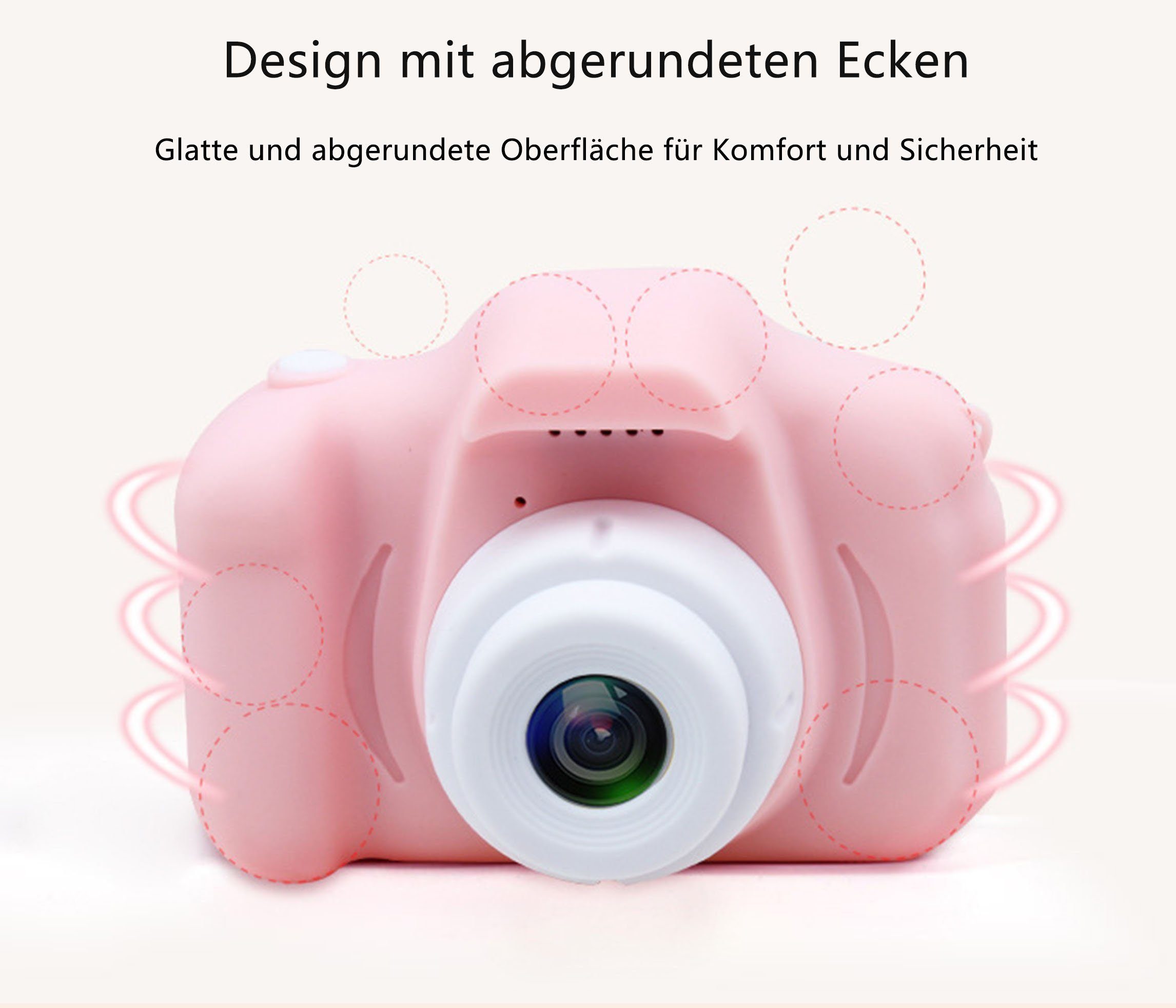 Kinder Kamera, mit 2.0-Zoll, Cartoon-Aufkleber || Kids Camera, with 2.0 Inch, Cartoon Sticker