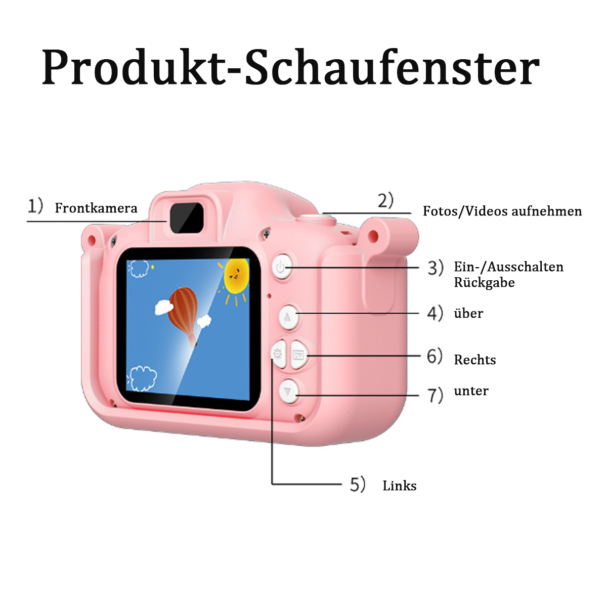 TEKOO Kamera für Kinder, Spielzeug, Doppelkamera || TEKOO Camera for Kids, Toy, Dual Camera