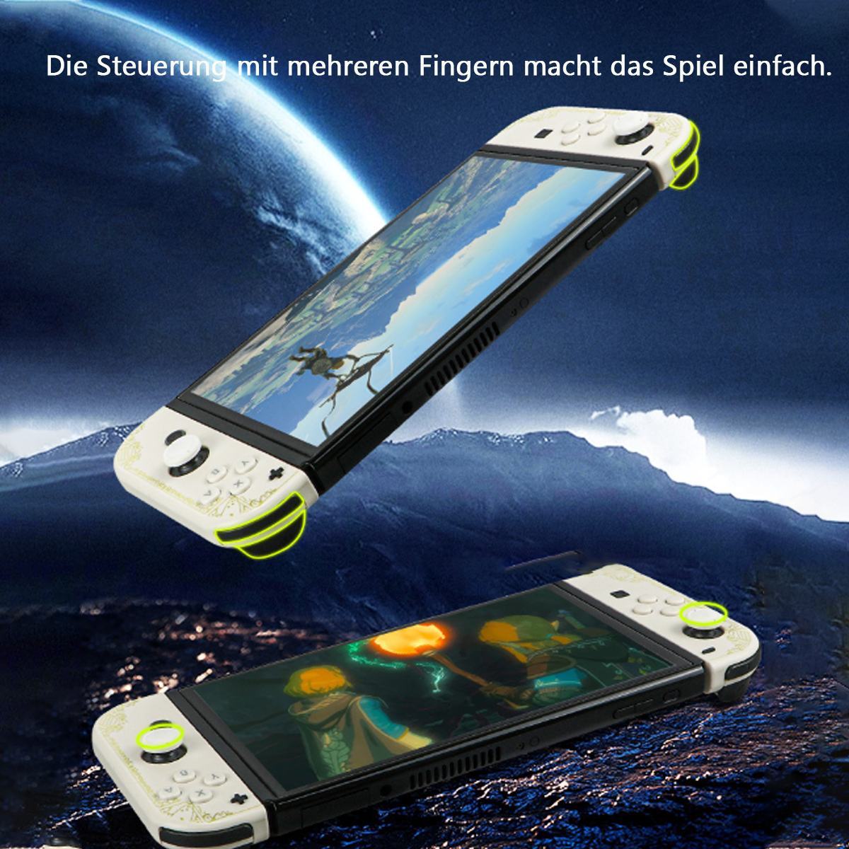 Wireless Gamepad mit Bewegungssteuerung und langer Akkulaufzeit für Switch || Wireless Gamepad with Motion Control and Long Battery Life for Switch