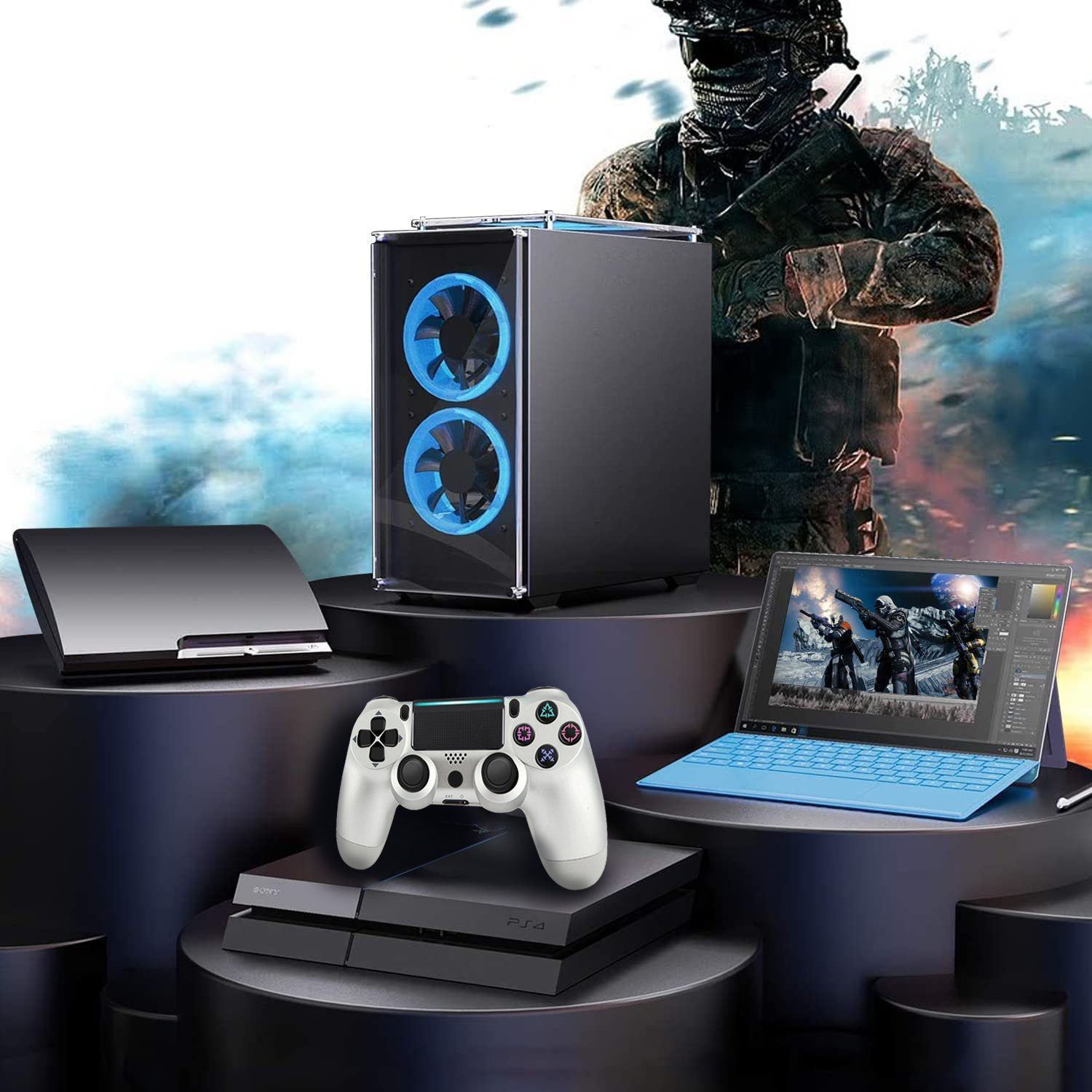 TEKOO Controller, Gamepad - Bluetooth, kabellos || TEKOO Controller, Gamepad - Bluetooth, Wireless 