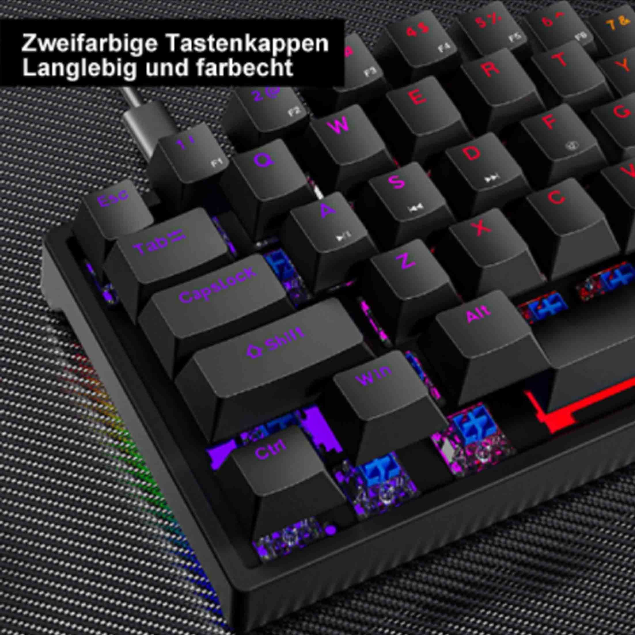 Mechanische Tastatur, Gaming-Tastatur, kabelgebundene Tastatur || Mechanical Keyboard, Gaming Keyboard, Wired Keyboard